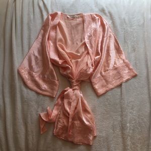 Victoria’s Secret gold tag silky robe